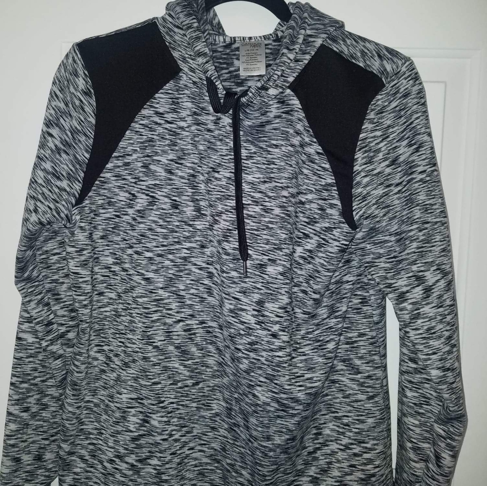 Patterned Activewear Hoodie